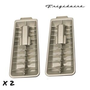 Frigidaire Quickube 20 Cube Ice Tray 1950s Quick Release Aluminum Vintage